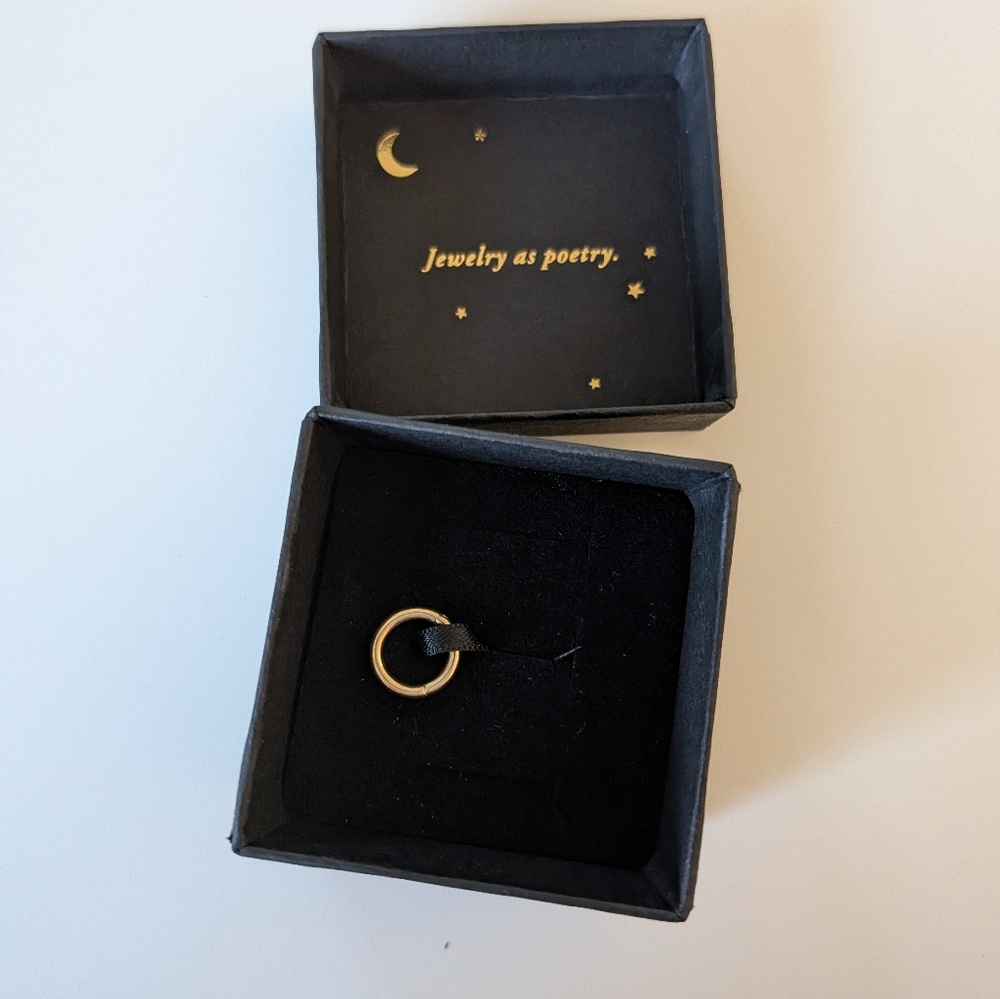 Catbird Gold Charm Holder, Large